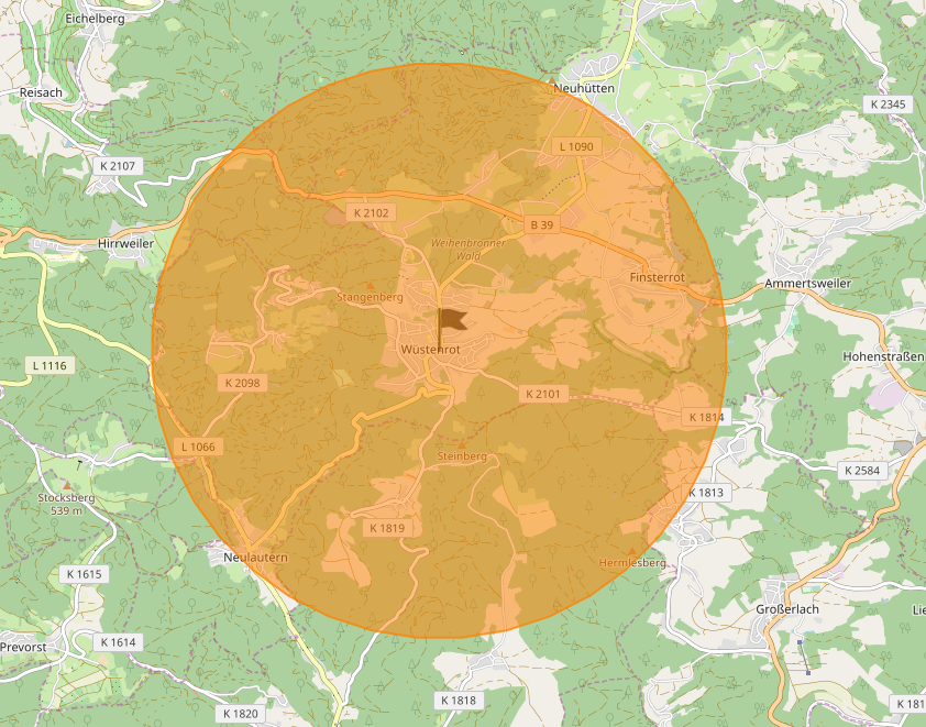 julians honigwelt flug radius waldstandort